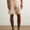 Straight-Leg Linen Shorts - FR Straight-Leg Linen Shorts - FR