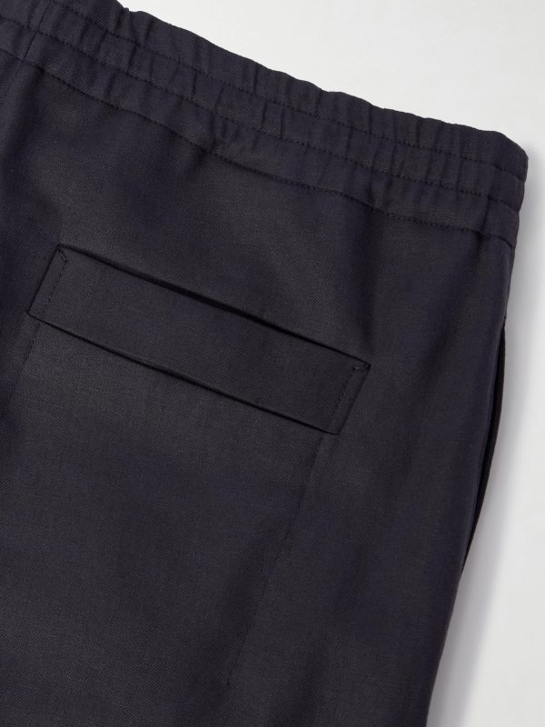 Straight-Leg Linen Shorts - CU Straight-Leg Linen Shorts - CU