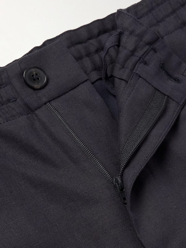 Straight-Leg Linen Shorts - E1 Straight-Leg Linen Shorts - E1