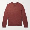 Mulberry Silk, Cashmere and Linen-Blend Sweater Mulberry Silk, Cashmere and Linen-Blend Sweater
