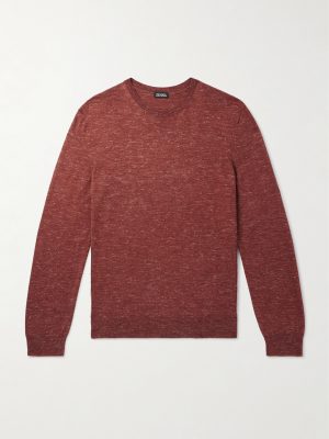 Mulberry Silk, Cashmere and Linen-Blend Sweater Mulberry Silk, Cashmere and Linen-Blend Sweater
