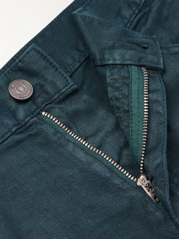 Roccia Slim-Fit Straight-Leg Garment-Dyed Linen-Blend Trousers - E1 Roccia Slim-Fit Straight-Leg Garment-Dyed Linen-Blend Trousers - E1