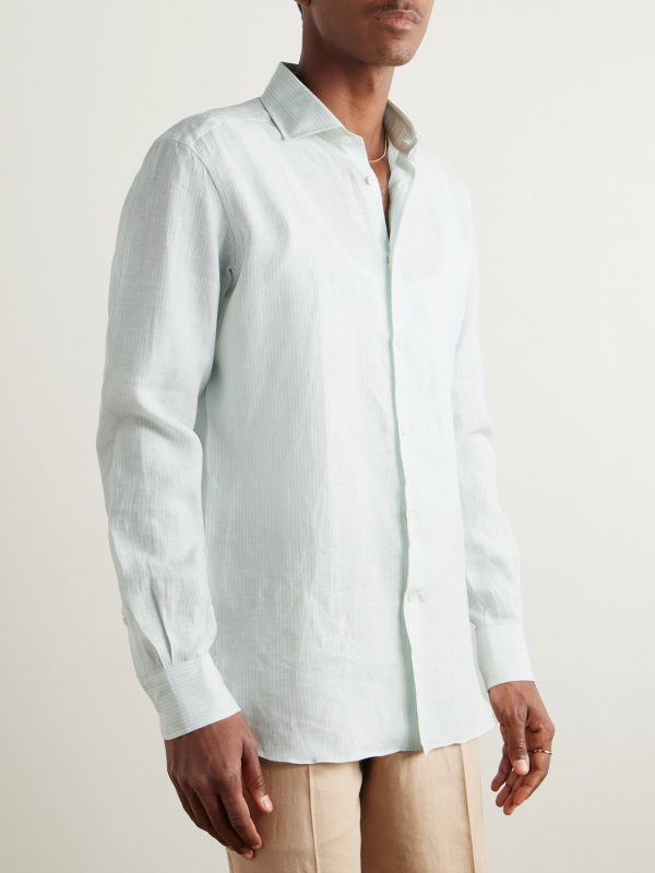 Oasi Striped Linen Shirt - FR Oasi Striped Linen Shirt - FR