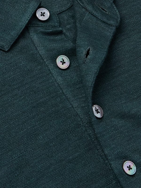 Oasi Linen Polo Shirt - CU Oasi Linen Polo Shirt - CU