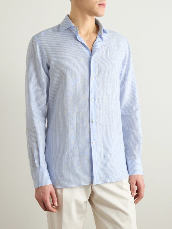 Oasi Striped Linen Shirt - FR Oasi Striped Linen Shirt - FR