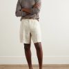 Mulberry Silk, Cashmere and Linen-Blend Sweater - OU Mulberry Silk, Cashmere and Linen-Blend Sweater - OU