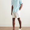 Convertible-Collar Oasi Linen Shirt - OU Convertible-Collar Oasi Linen Shirt - OU