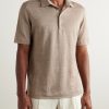 Linen Polo Shirt - FR Linen Polo Shirt - FR