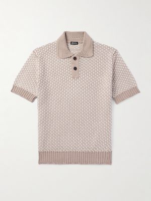 Silk, Cotton and Linen-Blend Polo Shirt Silk, Cotton and Linen-Blend Polo Shirt