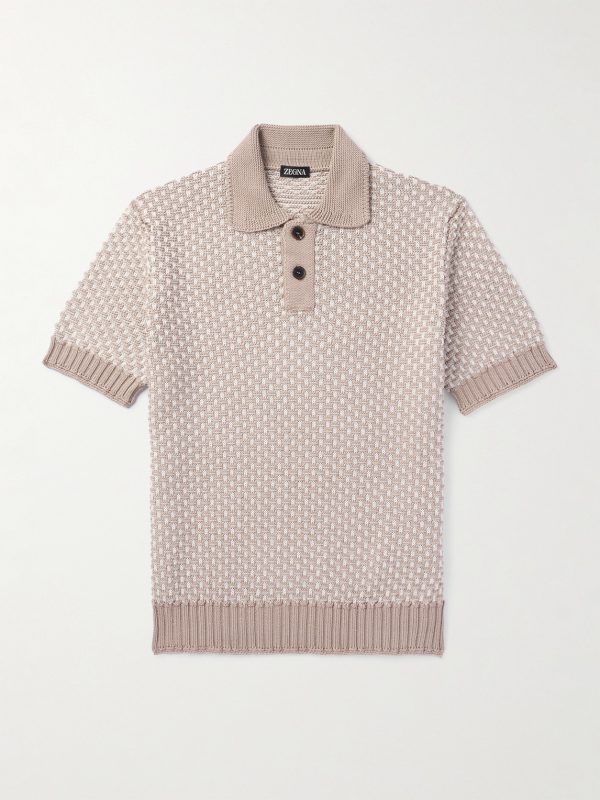 Silk, Cotton and Linen-Blend Polo Shirt Silk, Cotton and Linen-Blend Polo Shirt