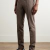 Slim-Fit Tapered Cotton and Linen-Blend Twill Trousers - FR Slim-Fit Tapered Cotton and Linen-Blend Twill Trousers - FR