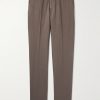 Slim-Fit Tapered Cotton and Linen-Blend Twill Trousers Slim-Fit Tapered Cotton and Linen-Blend Twill Trousers