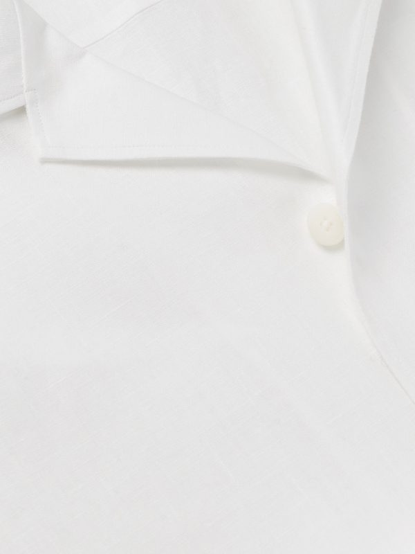 Convertible-Collar Oasi Linen Shirt - CU Convertible-Collar Oasi Linen Shirt - CU