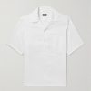 Convertible-Collar Oasi Linen Shirt Convertible-Collar Oasi Linen Shirt