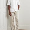 Convertible-Collar Oasi Linen Shirt - OU Convertible-Collar Oasi Linen Shirt - OU