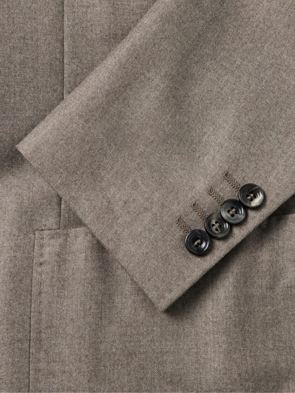 Kei Slim-Fit Double-Breasted Wool-Flannel Suit Jacket - CU Kei Slim-Fit Double-Breasted Wool-Flannel Suit Jacket - CU