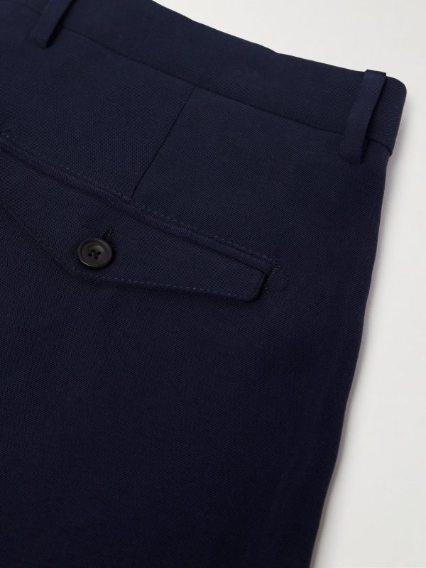 Wide-leg Twill Trousers - CU