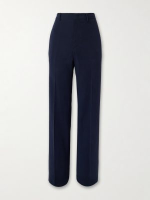 Wide-leg Twill Trousers Wide-leg Twill Trousers