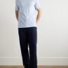 Wide-leg Twill Trousers - OU