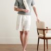 Slim-Fit Birdseye Cotton and Linen-Blend Polo Shirt - OU Slim-Fit Birdseye Cotton and Linen-Blend Polo Shirt - OU