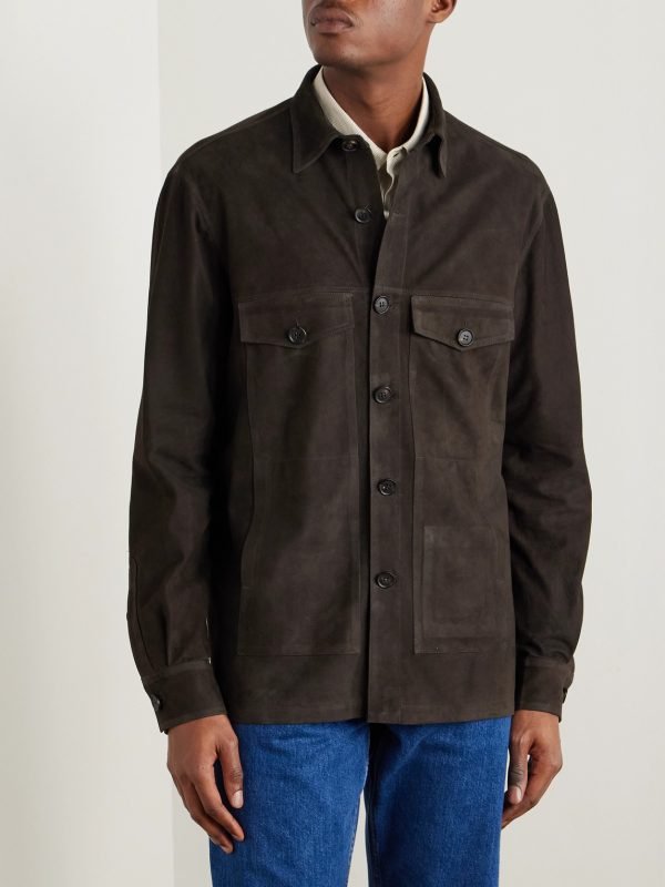 Suede Overshirt - FR Suede Overshirt - FR