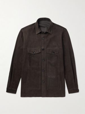 Suede Overshirt