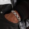 Crushed Bones 14-Karat White Gold Diamond Chain Bracelet - FR
