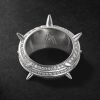 Destroyer 14-Karat White Gold Diamond Ring - BK