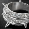 Destroyer 14-Karat White Gold Diamond Ring - CU