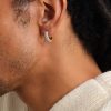 Huggie 14-Karat Gold Diamond Earring - FR Huggie 14-Karat Gold Diamond Earring - FR