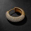 Huggie 14-Karat Gold Diamond Earring Huggie 14-Karat Gold Diamond Earring