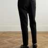 Daniel Tapered Pleated Wool-Blend Seersucker Suit Trousers - BK Daniel Tapered Pleated Wool-Blend Seersucker Suit Trousers - BK