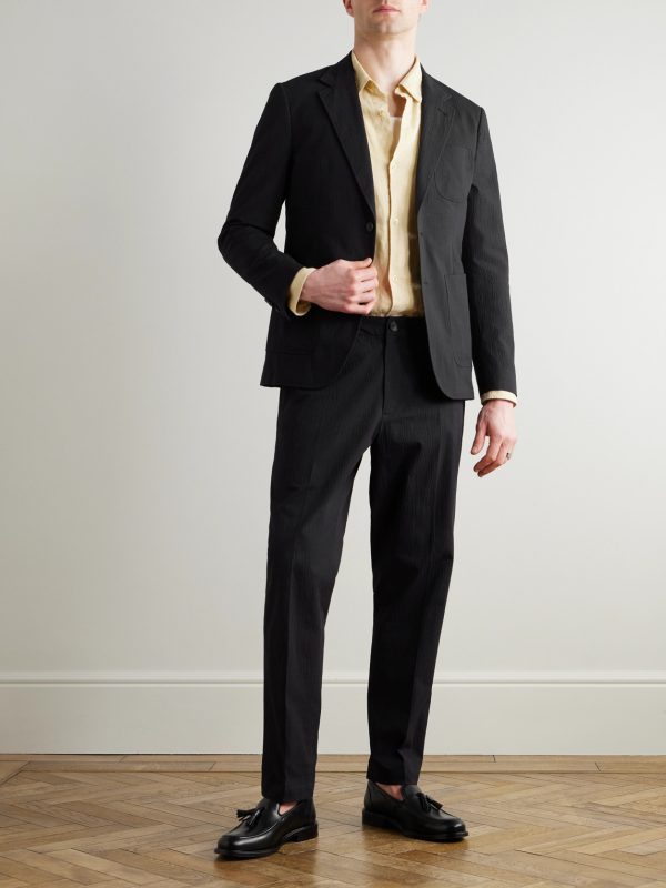 Stretch-Cotton Seersucker Suit Jacket - OU Stretch-Cotton Seersucker Suit Jacket - OU