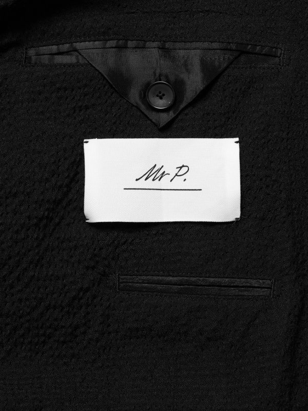 Wool-Blend Seersucker Suit Jacket - E1 Wool-Blend Seersucker Suit Jacket - E1