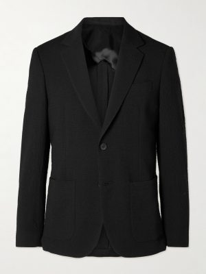 Wool-Blend Seersucker Suit Jacket