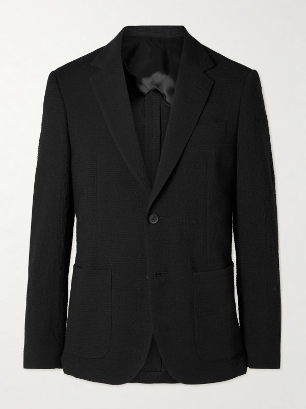 Wool-Blend Seersucker Suit Jacket Wool-Blend Seersucker Suit Jacket