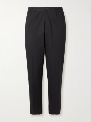 James Tapered Stretch-Cotton Seersucker Suit Trousers James Tapered Stretch-Cotton Seersucker Suit Trousers