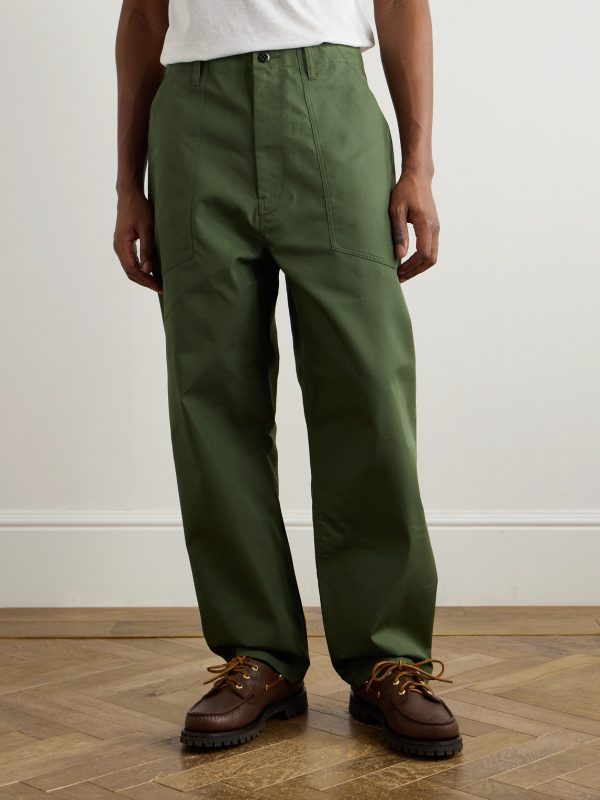 Fatigue Wide-Leg Cotton-Blend Ripstop Trousers - FR Fatigue Wide-Leg Cotton-Blend Ripstop Trousers - FR