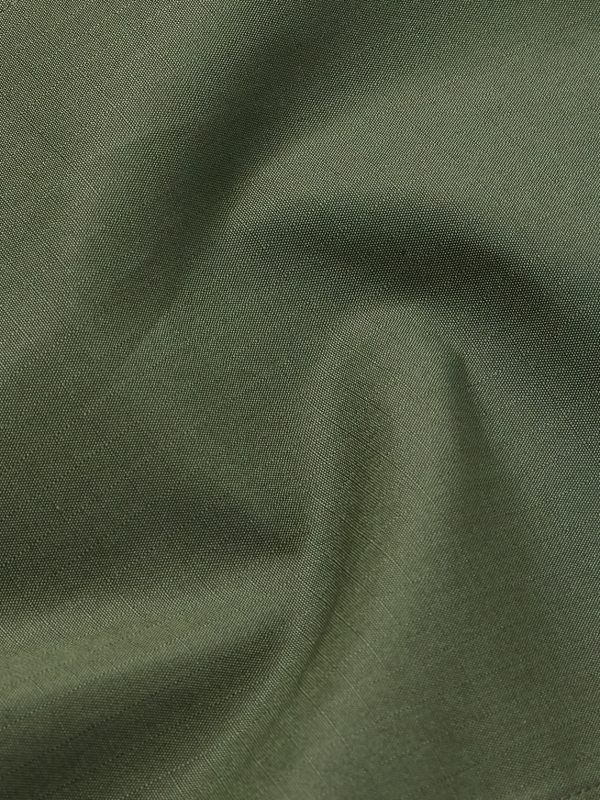 Convertible-Collar Cotton-Blend Ripstop Jacket - E1 Convertible-Collar Cotton-Blend Ripstop Jacket - E1
