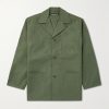 Convertible-Collar Cotton-Blend Ripstop Jacket Convertible-Collar Cotton-Blend Ripstop Jacket