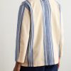 Convertible-Collar Cotton-Jacquard Jacket - BK Convertible-Collar Cotton-Jacquard Jacket - BK