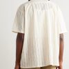 Milano Hakoba Broderie Anglaise Cotton Shirt - BK