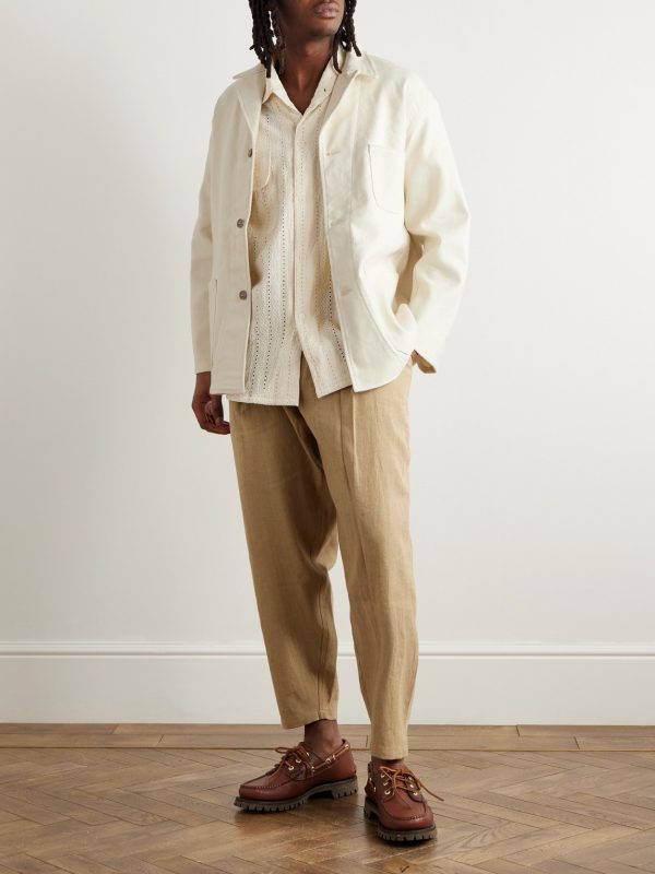 Milano Hakoba Broderie Anglaise Cotton Shirt - OU