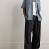 50s Milano Camp-Collar Cotton Oxford Shirt - OU 50s Milano Camp-Collar Cotton Oxford Shirt - OU