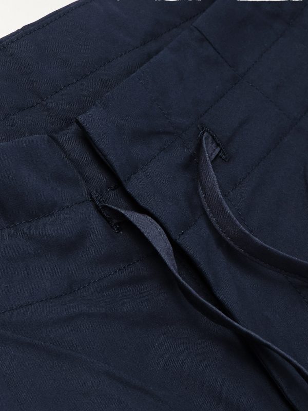 Straight-Leg Pleated Cotton Shorts - E1 Straight-Leg Pleated Cotton Shorts - E1