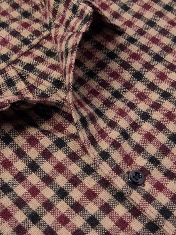 Garson Checked Cotton-Flannel Shirt - CU Garson Checked Cotton-Flannel Shirt - CU