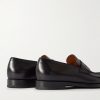 New Classic Flex Glossed-Leather Penny Loafers - BK