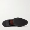 New Classic Flex Glossed-Leather Penny Loafers - E1