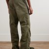 Enduro Straight-Leg Padded Distressed Jeans - BK Enduro Straight-Leg Padded Distressed Jeans - BK