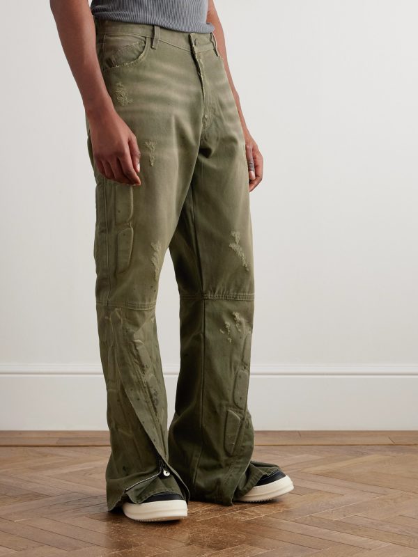 Enduro Straight-Leg Padded Distressed Jeans - FR Enduro Straight-Leg Padded Distressed Jeans - FR